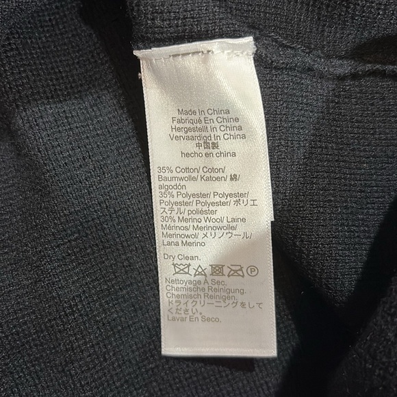 NWT J. Crew Black Warwick gold button double breasted sweater blazer - Picture 5 of 10